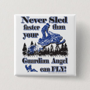 Guardian-Angel Pinback Button