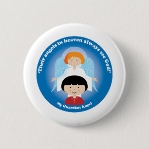 Guardian Angel Pinback Button