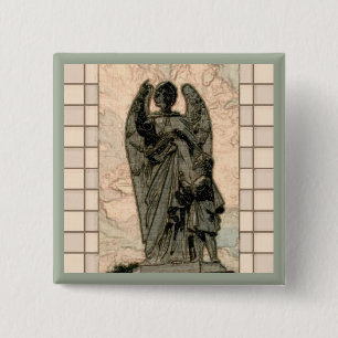 Guardian angel pinback button