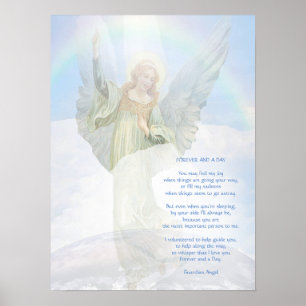 Guardian Angel Poem Poster