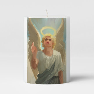 Guardian Angel Pointing to Heaven Spiritual Candle