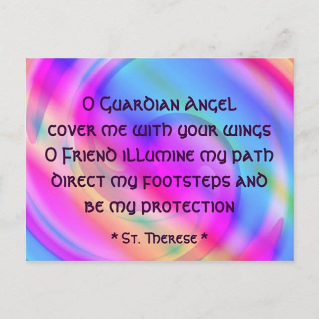 Guardian Angel postcard (Front)