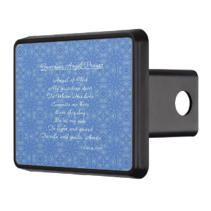Guardian Angel Prayer Blue Hitch Cover