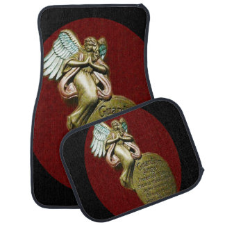 Guardian angel prayer car mat