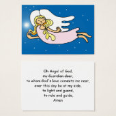 Guardian Angel prayer card (Front & Back)
