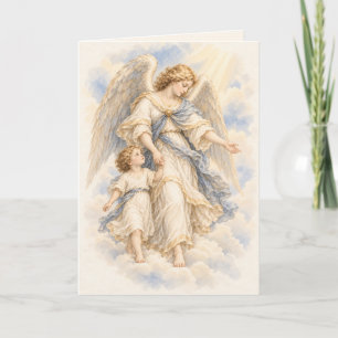 Guardian Angel Prayer Catholic Greeting Card