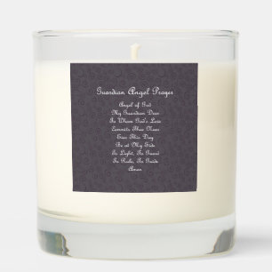 Guardian Angel Prayer Charcoal Grey Scented Candle