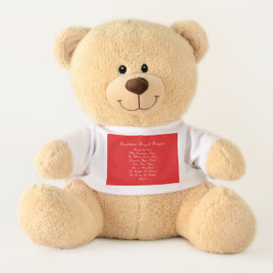 Guardian Angel Prayer Hearts Teddy Bear