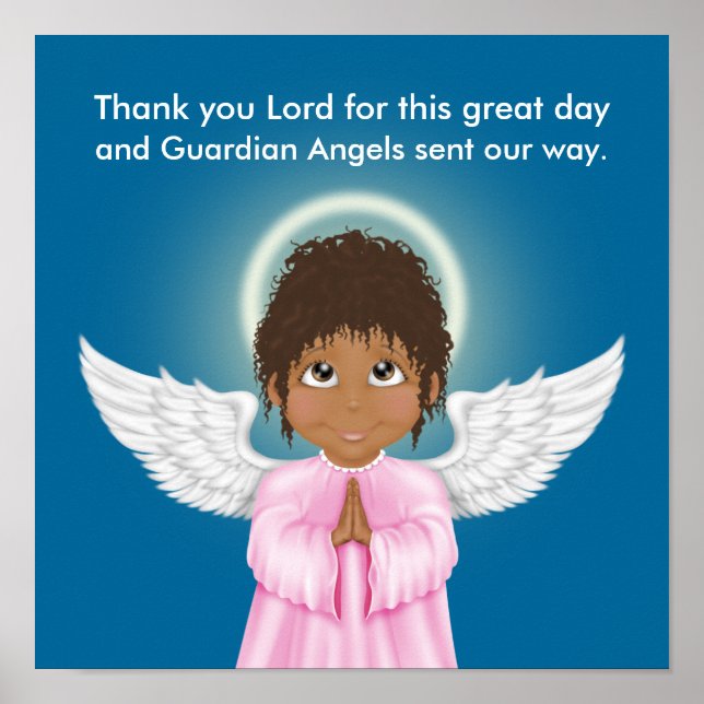 Guardian Angel Prayer Poster - SRF (Front)