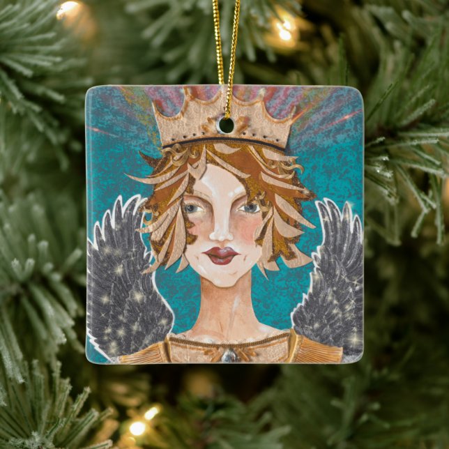 Guardian Angel Princess Paloma Christmas Ornament (Tree)