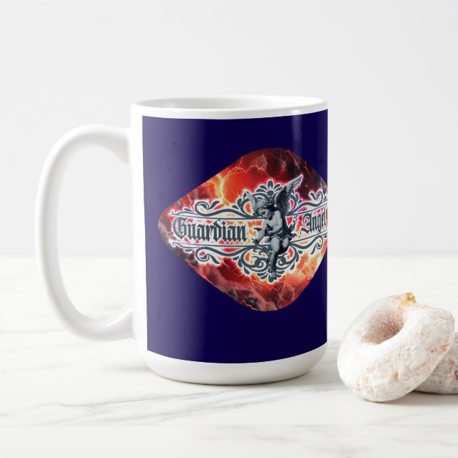 Guardian Angel Print - Mug (With Donut)