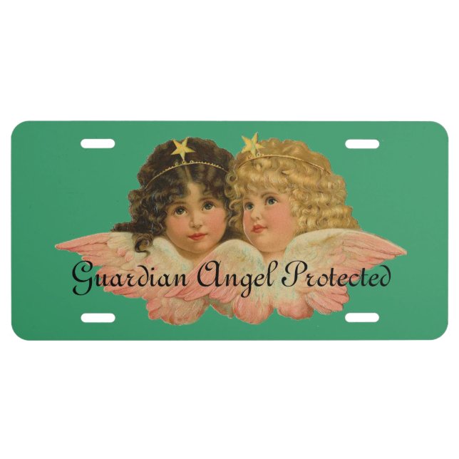 Guardian Angel Protected License Plate (Front)