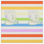 Guardian Angel Rainbow Stripe Fabric Art Material