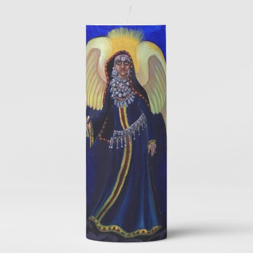 Guardian Angel real flame Tall Candle