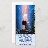 GUARDIAN ANGEL ROSE photo card (Front/Back)