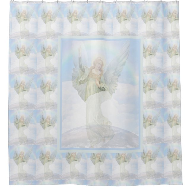 Guardian Angel Shower Curtain (Front)