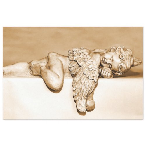 Guardian Angel Sleeping Decoupage 20x30 Tissue Paper
