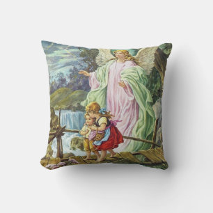 Guardian Angel Throw Pillow