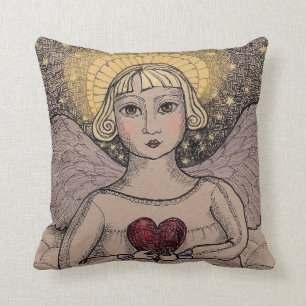 Guardian Angel Throw Pillow