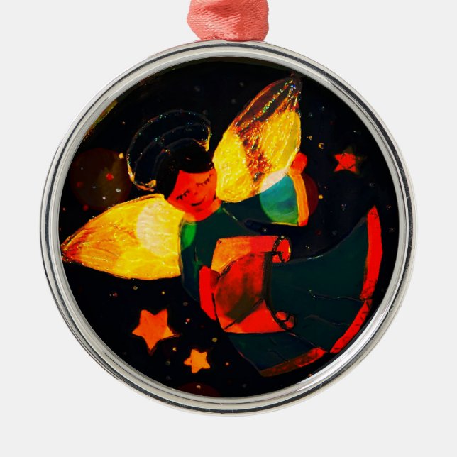 Guardian Angel Tree Ornament (Front)