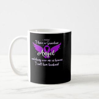 Guardian Angel Watching Over Me In Heaven Husband  Coffee Mug