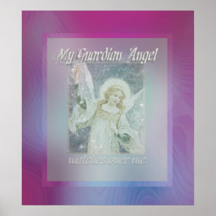 Guardian Angel Watching Over You Poster