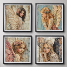 Guardian Angel with black frame