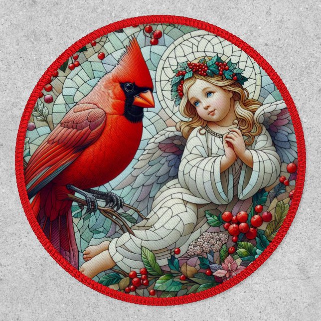 Guardian Angel with Cardinal Patch (Front)