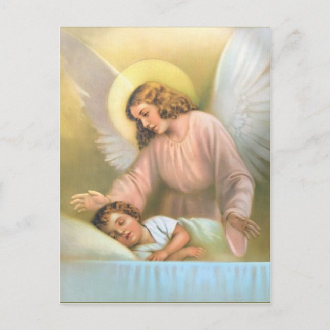 Guardian Angel with Child Postcard (Front)