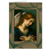 Guardian Angel With Gold & Green Border (Front)