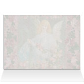 Guardian Angel with Pink Roses Cards (Inside Horizontal (Top))