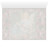 Guardian Angel with Pink Roses Cards (Inside Horizontal (Bottom))