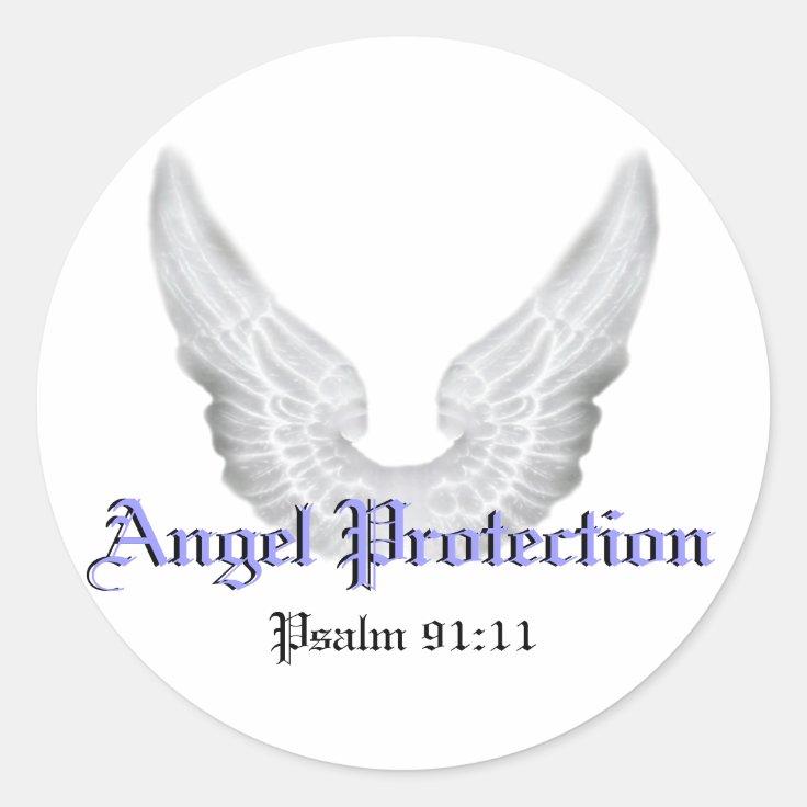 Guardian Angels Classic Round Sticker | Zazzle