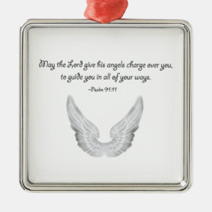 guardian angels metal ornament