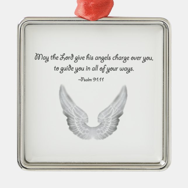 guardian angels metal ornament (Front)