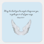 guardian angels square sticker