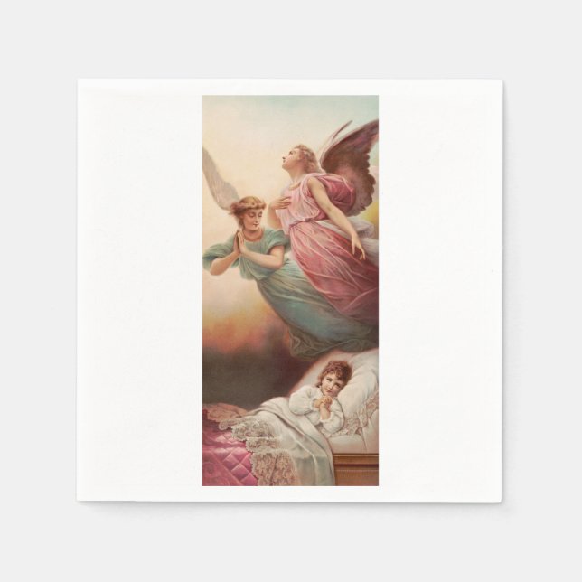 Guardian angels with child napkins (Front)