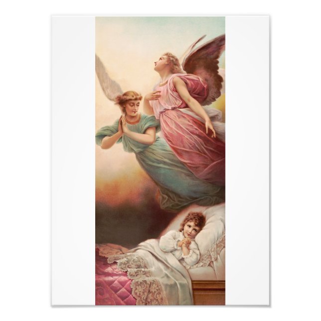 Guardian angels with child photo print (Front)