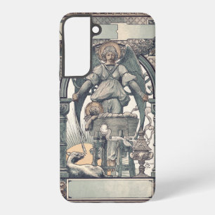 Guardian angels with Jesus child Samsung Galaxy S22+ Case