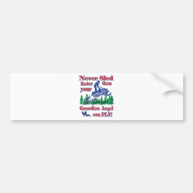 Guardian-Angle-color Bumper Sticker (Front)