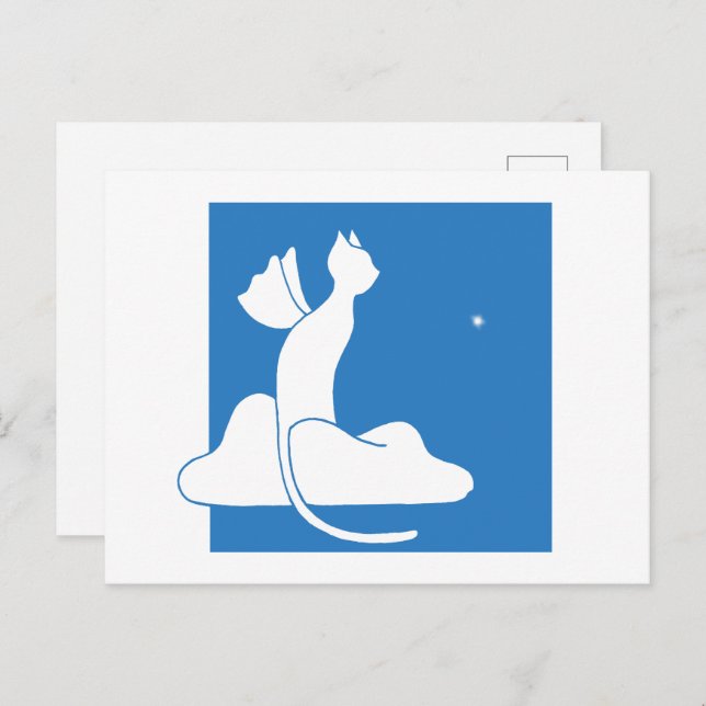 Guardian Cat Postcard (Front/Back)