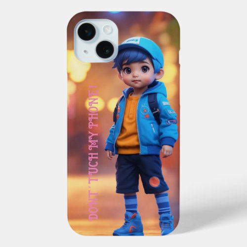  Guardian Chibi 4D Animated Cute Boy Phone Cove iPhone 15 Plus Case