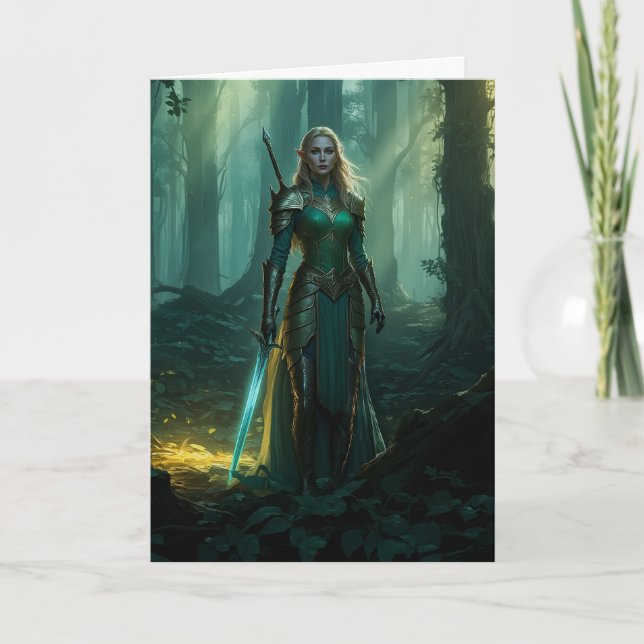 Guardian Elf of the Enchanted Realm Card (Front)