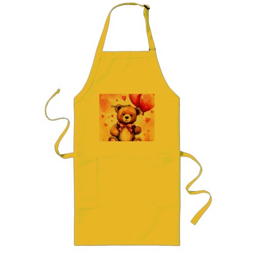 Guardian Ember Empowering Teddy with ScaleT_Shirt Long Apron
