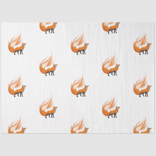 Guardian Fox Tissue Paper (Front)