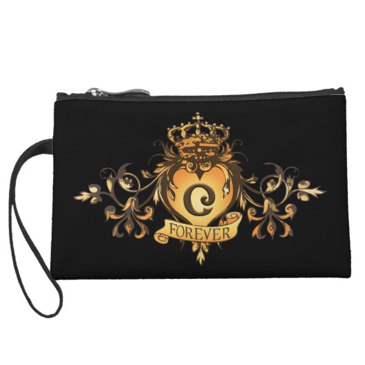 Guardian Heart Gold Monogram "C" bag (Back)
