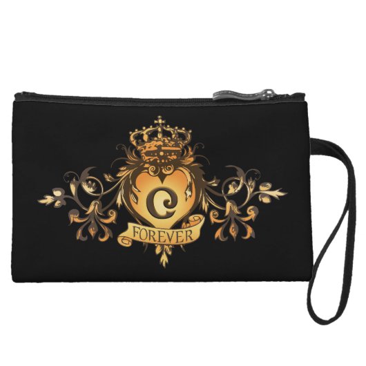 Guardian Heart Gold Monogram "C" bag (Front)