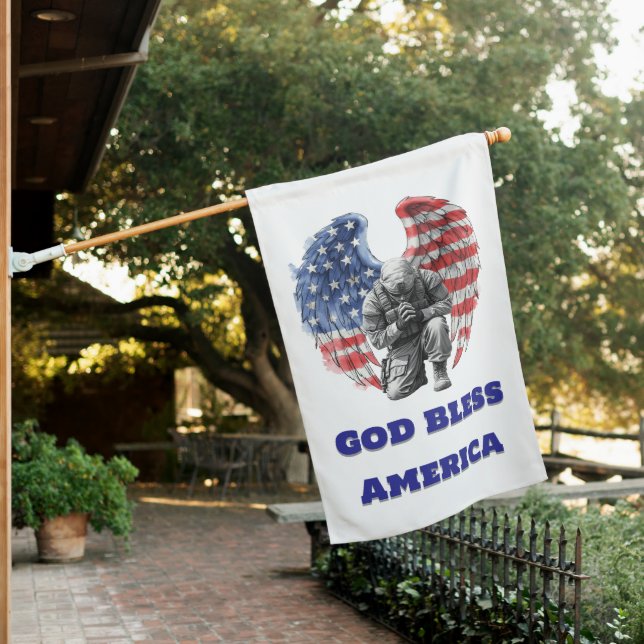 Guardian of Freedom Flag Honor. Sacrifice. Faith. (In SItu)