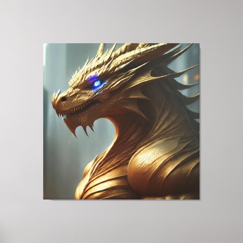 Guardian of Gold Canvas Print
