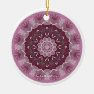 Guardian of LOVE Mandala Ceramic Ornament